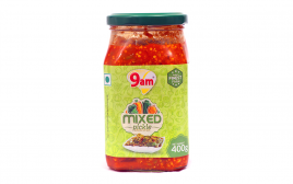 9am Mixed Pickle   Glass Jar  400 grams